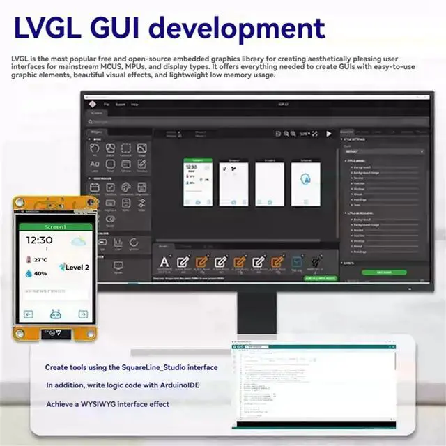 Alt view image 2 of 3 - Bluetooth Module Development Board 240x320 Resolution 2.8Inch Resistive Touchscreen ILI9341 Drive