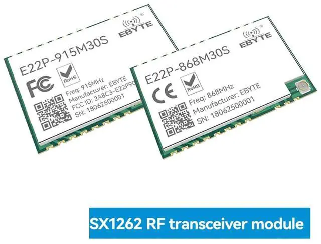 Alt view image 3 of 3 - SX1262 LoRa Spread Spectrum E22P Series Module Built-in PA++ ESD Protection 30dBm12KM SPI 868MHz