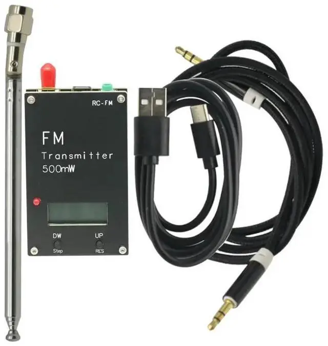 Main image of FM Transmitter FM Radio Transmitter LCD Display Stereo Digital Adjustable Frequency FM Transmitter Forfm Radio Modul