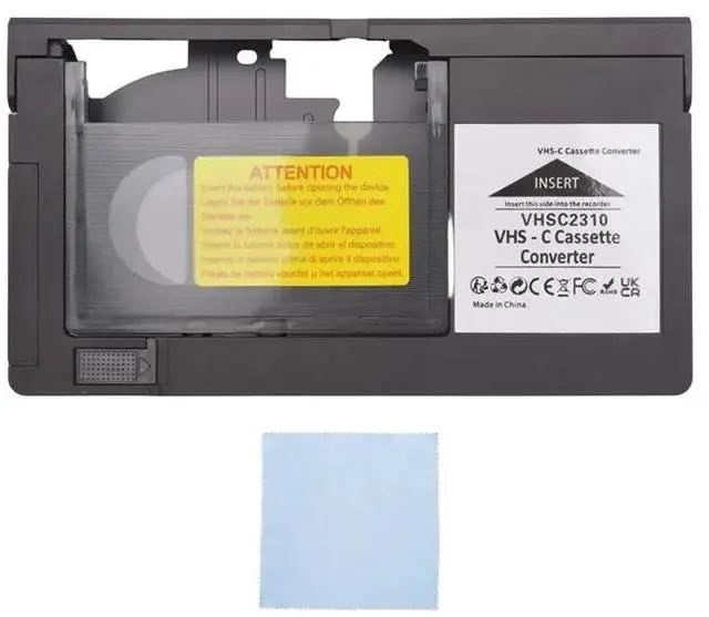 Main image of VHS-C Cassette Converter For JVC For RCA For Panasonic VHS To VHSC SVHS-C Cassette Adapter Not For 8Mm/Minidv/Hi8 Easy Inst