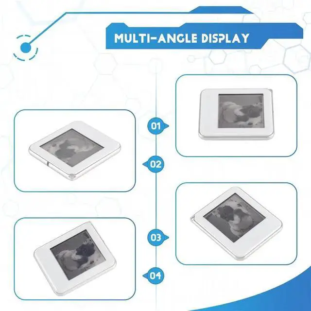 Alt view image 2 of 6 - Function Keyring 1.54-Inch Three Color Display Screen Image Transmission Keychain Ink Screen