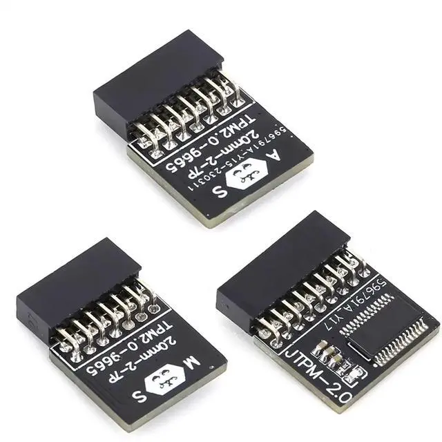 Alt view image 2 of 3 - TPM 2.0 Security Module 14pin for - LPC Interface, Remote Encryption Card, Enhanced Data Protection