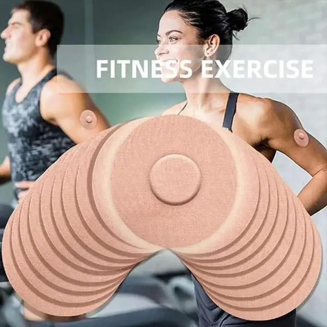 Alt view image 3 of 6 - 100Pcs Sensor Adhesive Freestyle Patches Waterproof Sports Continuous Glucose Monitor Sticker Overpatch Stickers B