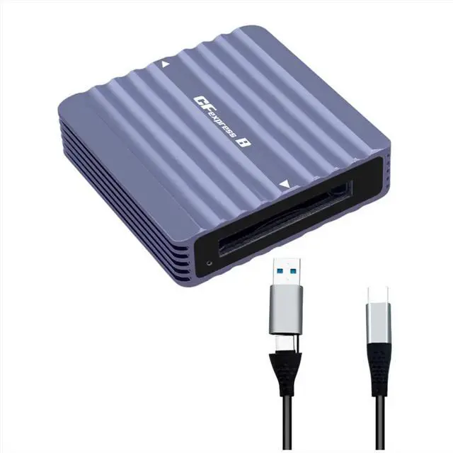 Alt view image 2 of 6 - Type C to CFexpress B Reader Gen2 10Gbps CFE B Memory Card Drive-Free for Laptop Computer Phones