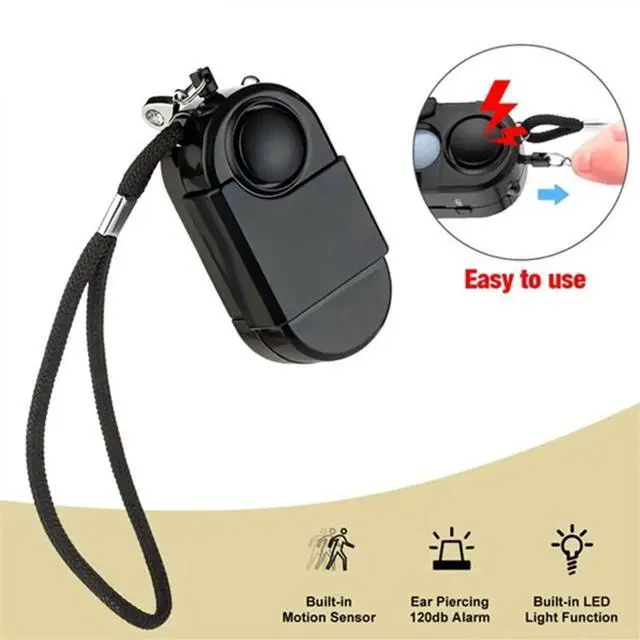 Main image of 3Pcs Camping Motion Detector Alarm Mini PIR Infrared Motion Sensor 120DB Home Security Anti-Theft