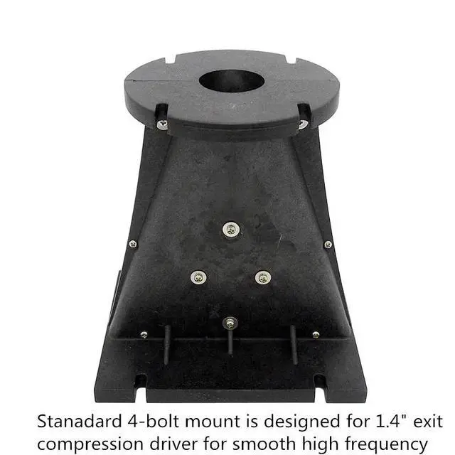 Alt view image 3 of 6 - 1PC DJ Speaker Tweeter Horn Line Array Professional Audio 1.4 Inch Sound Source For Public Address System Home Theater Car Audio
