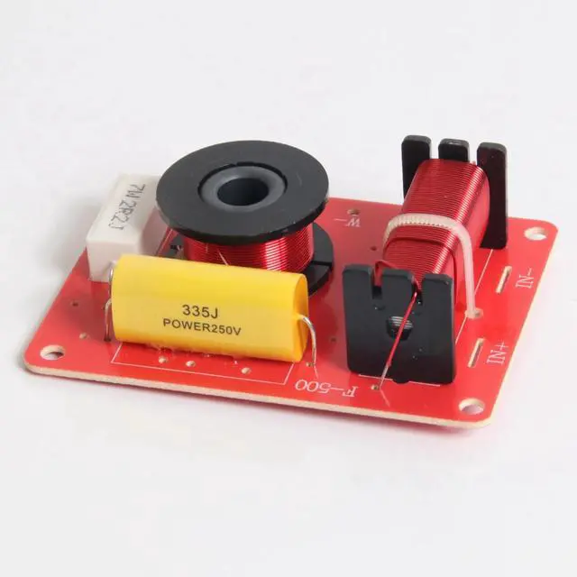 Main image of 4X 130W Speaker Crossover 2 Way High-Low 8 Ohm Frequency Divider For 6 Inch Speaker