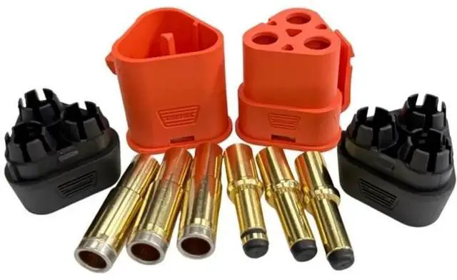 Main image of QS8T Connector With Locking Buckle For ESC Controller High Current Signal 3 Pin Three Wire Terminal Adapter Plug