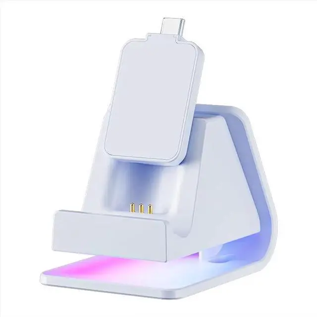 Alt view image 3 of 3 - Charging Dock for PS Portal Streaming Handheld Console,Magnetic Type C Charger with RGB Lighting Game Accessory
