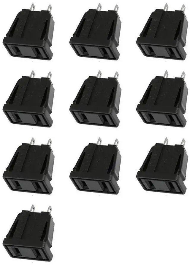 Main image of 100 X US Type Panel Mounting AC Power Socket Outlet AC 250V 10A