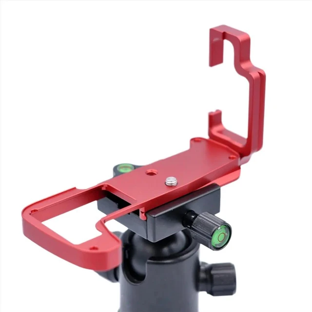 Alt view image 2 of 3 - Camera Quick Install Board Quick Release L-Bracket Camera Grip for E-M1 II Camera Accessories Red