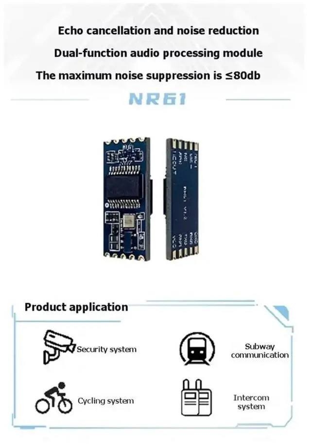 Main image of Module NR61 Dual Function Audio Processing for Cancellation and Noise Reduction