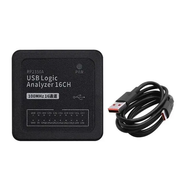 Alt view image 3 of 5 - USB Logic Analyzer 16CH USB-C Logic Analyzer RP2350A Microcontroller Digital Signal Synchronous Acquisition