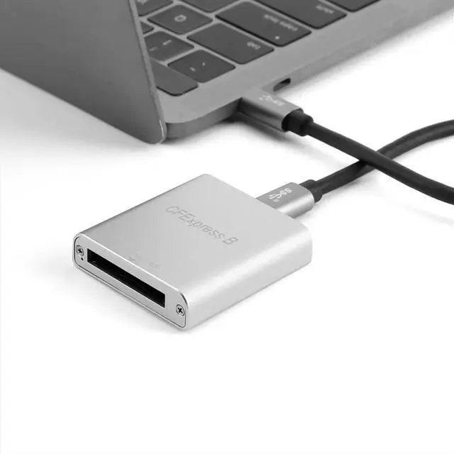 Alt view image 2 of 3 - CFexpress Card Reader USB 3.1 Gen 2 10Gbps CFE B Memory Card Drive-Free Type C Data Reader for Laptop