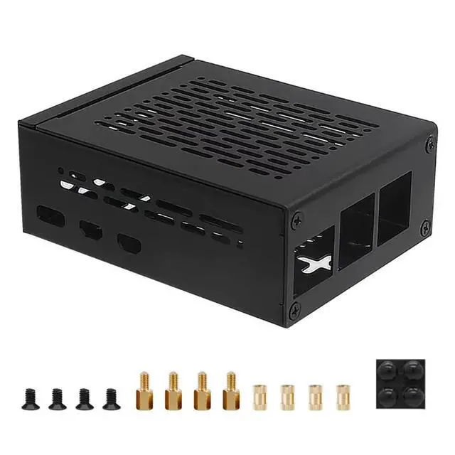 Alt view image 2 of 3 - For 5 Case (P579-V3) Support PCIe M.2 NVMe SSD Shield Top X1001 / X1003 / X1000 / X1015 & Active Cooler
