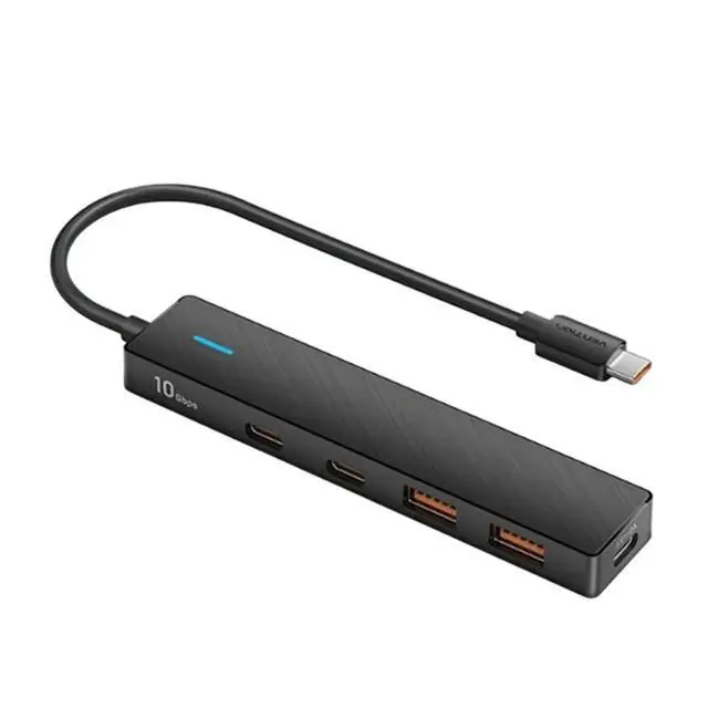 Alt view image 3 of 3 - USB 3.2 Gen2 HUB 10Gbps USB A Type C 4 Ports Splitter Multiport Adapter for Laptop PC