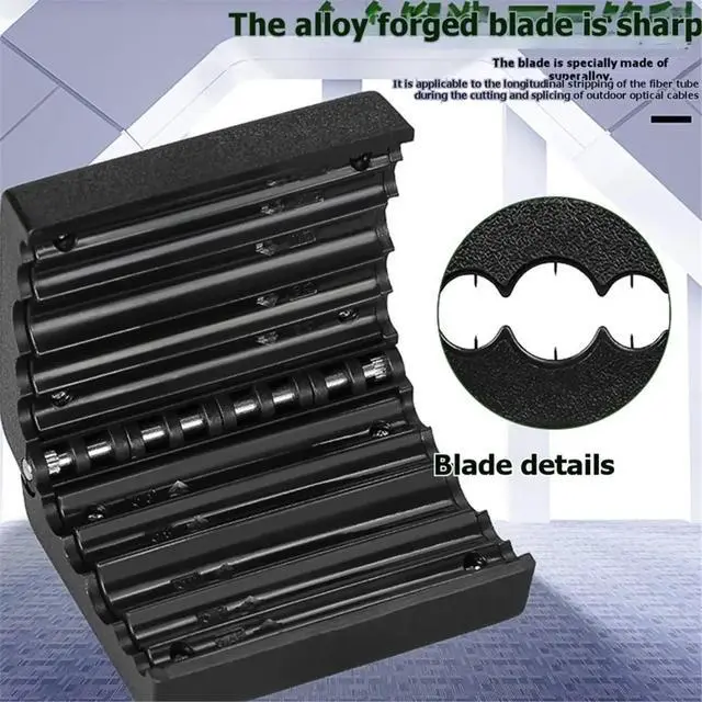 Alt view image 2 of 3 - 1.5-11mm Longitudinal Fiber Optical Jacket Shell Stripper Fiber Optic Tool Beam Tube SlitterOptic Tube Slitter B