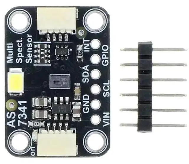 Alt view image 3 of 6 - 2X AS7341 11-CH Spectral Sensor Module Light Color Sensor Splitter Board Color Measurement Detection
