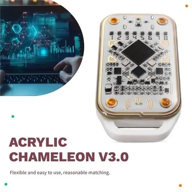 Alt view image 3 of 6 - Chameleon V3.0 Read Writer ID IC Card Smart Tag Copyer Copying Tool 1UID Keychain+ 1CUID Keychain RFID Smart Chip Reade