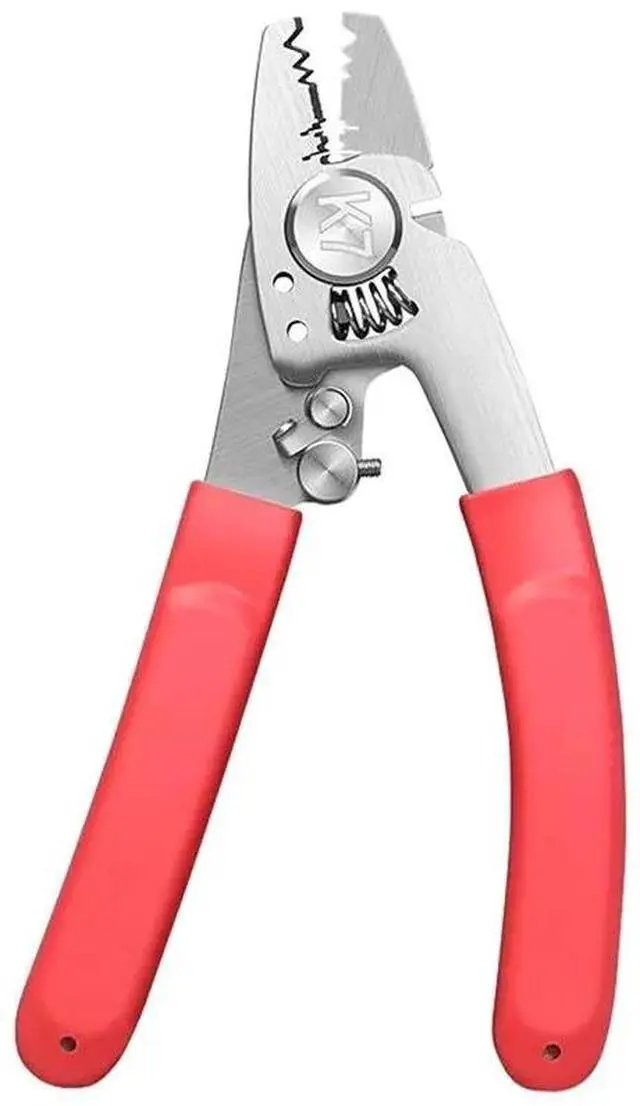 Main image of K7 Stainless Steel Fiber Stripper 7 In 1 Fiber Optic Stripping Tool FTTH Optical Fiber Aramid Cutter