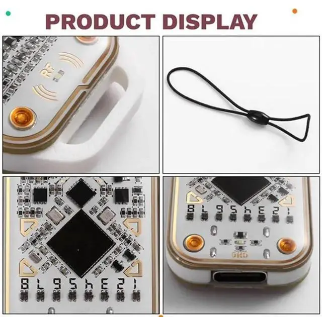 Alt view image 3 of 6 - ID IC Card Reader Copier Chameleon V3.0 RFID Smart Chip 1UID+ 1CUID Keychain 1UID White Card Read Write Smart Tag Copye