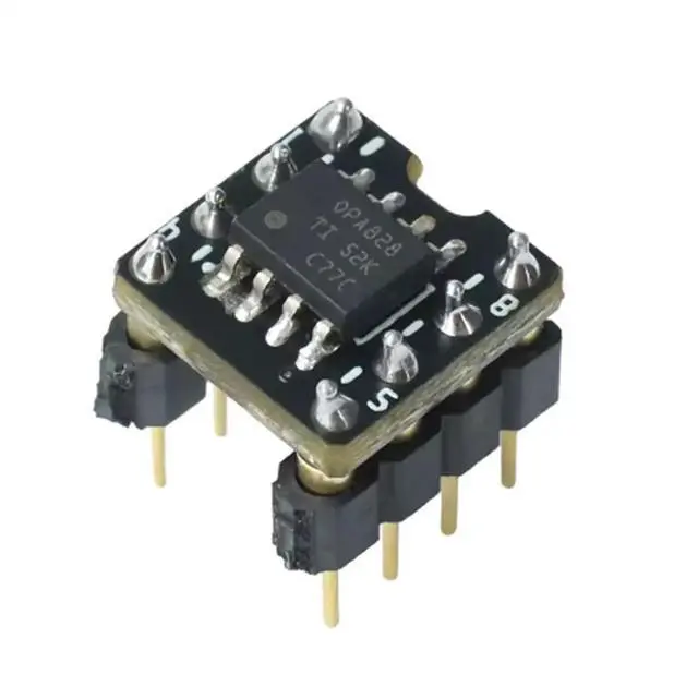 Alt view image 2 of 3 - OPA828 Dual Operational Amplifier Module Replace NE5532 MUSES8920 Low Noise High Fidelity Audio Preamp Upgrade Board