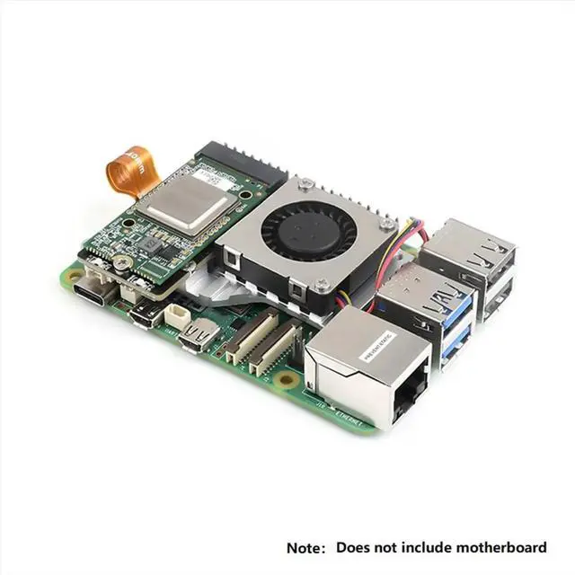 Alt view image 3 of 6 - PCIe to M.2 Adapter Board for 5, with Cooling Fan, Compatible with 2242 / 2230 Size NVMe Protocol M.2 SSD