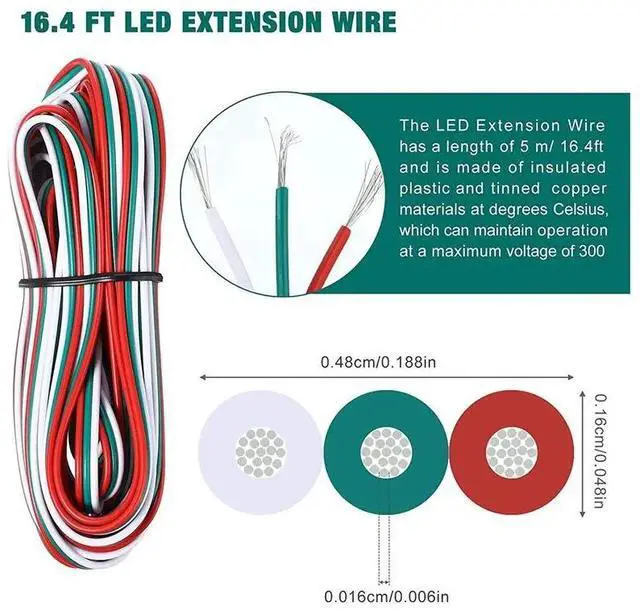 Alt view image 3 of 6 - 44 Pieces Tunable 3 Pin LED Strip Connectors 10Mm LED Strip Light Connectors LED Strip Connector Terminal For WS2811