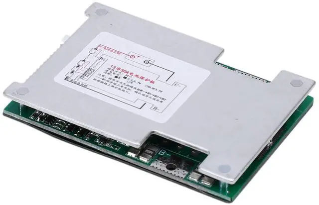 Main image of 2X 13S 48V 30A Li- Lipolymer Protection Board BMS PCB Board With Balance Heatsink For E-Bike E