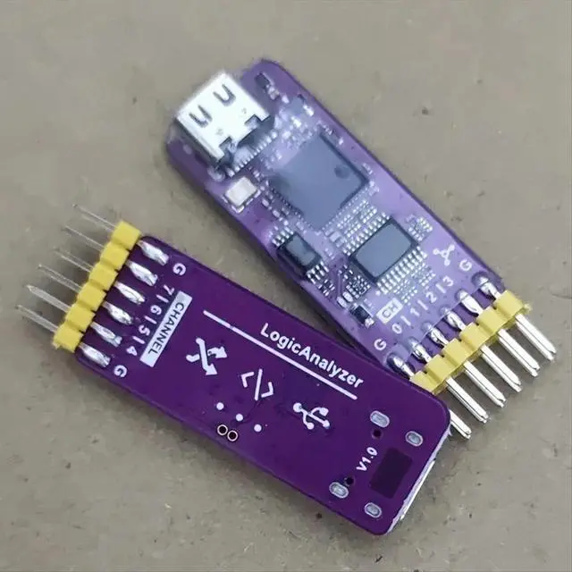 Alt view image 2 of 3 - USB Logic Analyzer DLA Mini 24Mhz 8ch Channels Hardware Debug Tool 5V MCU ARM FPGA Debugger