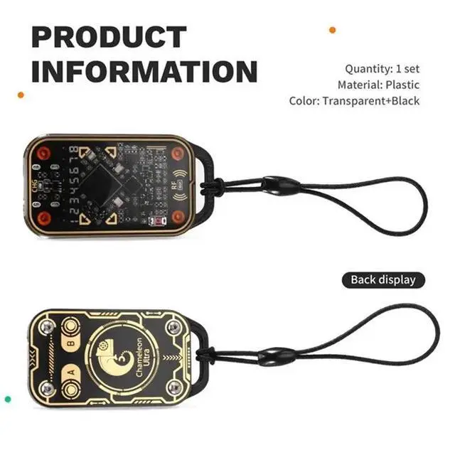 Alt view image 3 of 3 - Chameleon Ultra V3.0 RFID Smart Card Emulator Read Writer 125Khz 13.56Mhz ID IC Tag Copyer+2XUID Keychain/CUID C