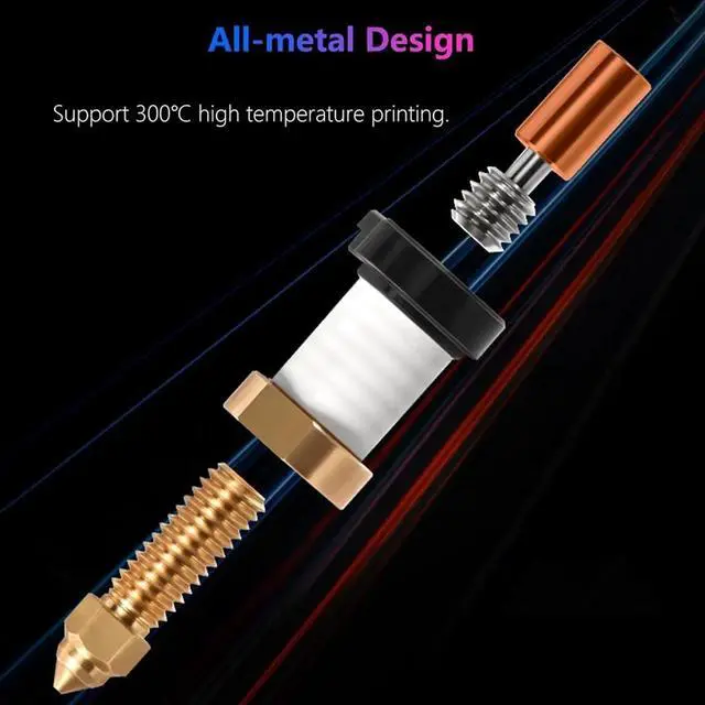 Main image of 2PCS Hot End Kit for 3 V3 KE High-Speed Print Head High Thermal Conductivity 300°C Metal Extruder