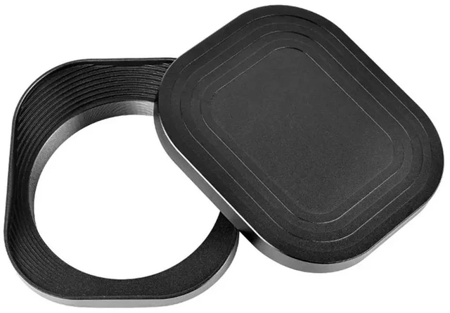 Alt view image 3 of 3 - Square Light Shield Suitable for Lenses 62mm Metal Cover for Weizhuo Shi 56F1.4/1.7 Fixed Focus Protective Cover