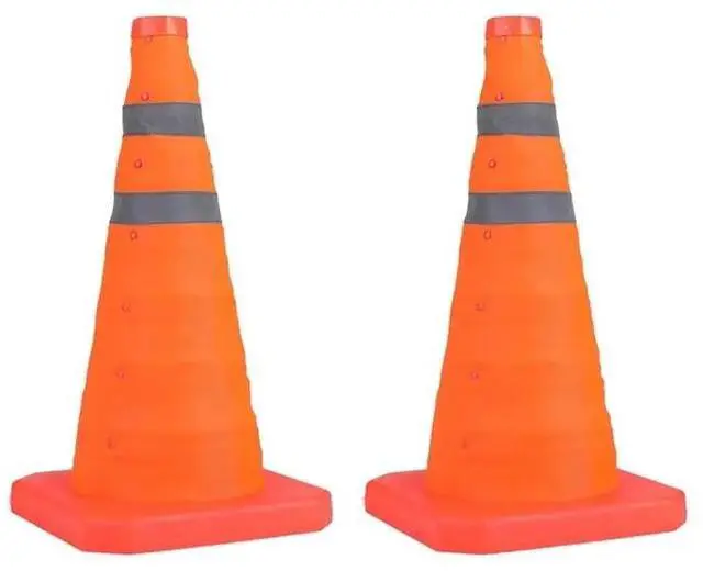 Main image of Traffic Cones,Collapsible Safety Cones,Multi Purpose -Up Cones ,Orange Cones For Parking Lot, Driveway, Driving Etc