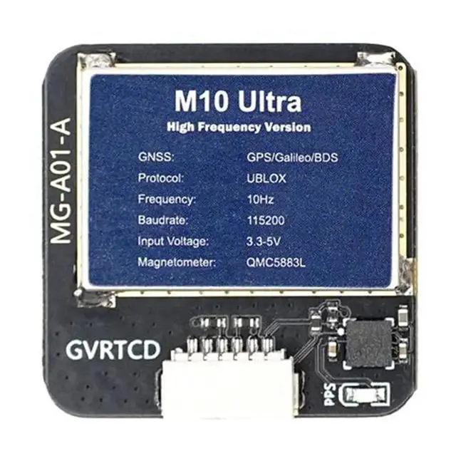 Alt view image 2 of 4 - MG-A01 M10 GPS 25mm Standard Size with Compass QMC5883L Module for FPV/Racing Drones/Robotics/Boats