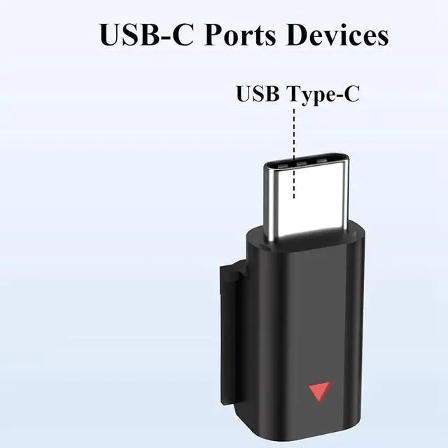 Alt view image 3 of 3 - For Mic 3 Adapter Mobile Phone Type-C Phone Microphone Receiver Microphone Adapter Microphone Accessories