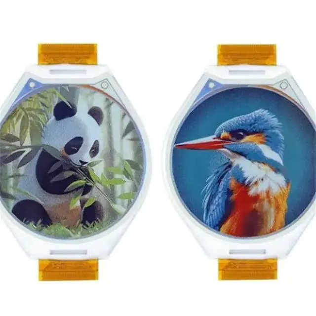 Alt view image 2 of 3 - 1.69inch Round Display 6 Color E-Paper Display 400x400 Pixels Spectra6 Full-Color Low-Power SPI Interface E-Paper