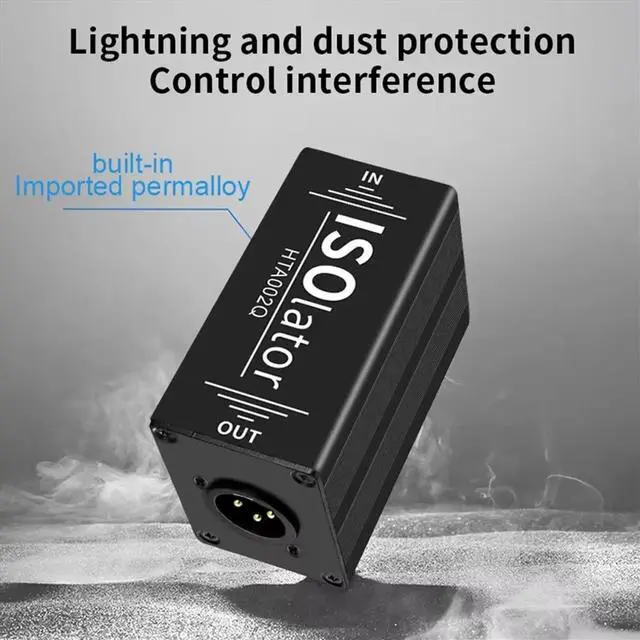 Main image of Audio Isolator XLR Audio Noise Filter Noise Suppressor Isolator Audio for Eliminator Common Ground