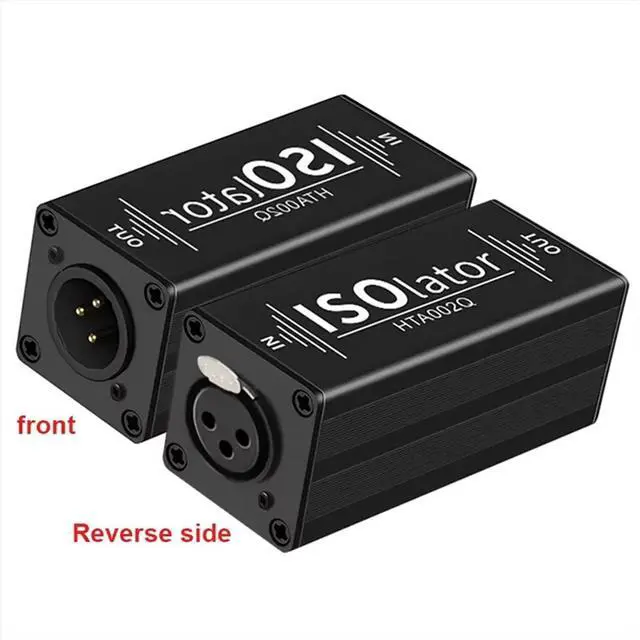 Alt view image 3 of 3 - Audio Isolator XLR Audio Noise Filter Noise Suppressor Isolator Audio for Eliminator Common Ground