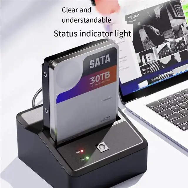 Alt view image 2 of 3 - IDUD SATA To USB 3.0 HDD Case For 2.5" 3.5" Hard Drives Enclosure For 2.5 3.5 Inch SSD Disk HDD Box External Storage Device EU