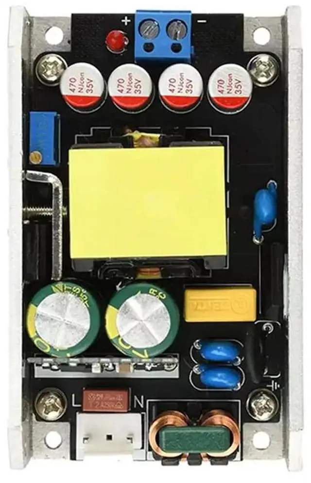 Alt view image 2 of 3 - Compact GaN Power Supply Board AC 170265V to DC 24V 6A / 12V 12A 150W HighPower Switching Power Supply Module 24V 6A