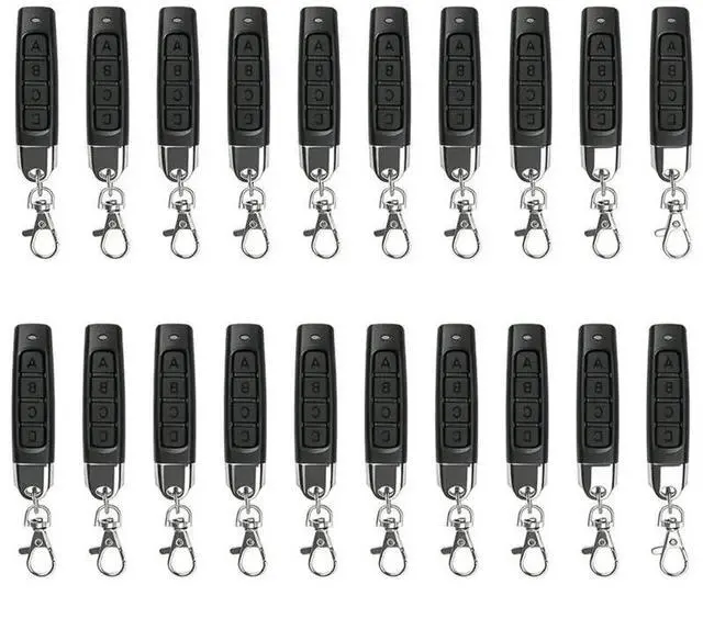 Main image of Cloning Code 433Mhz Remote Control Duplicator 20PCS Garage Door Gate Opener 4-Button Transmitter