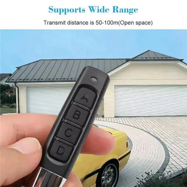 Alt view image 2 of 3 - Cloning Code 433Mhz Remote Control Duplicator 20PCS Garage Door Gate Opener 4-Button Transmitter