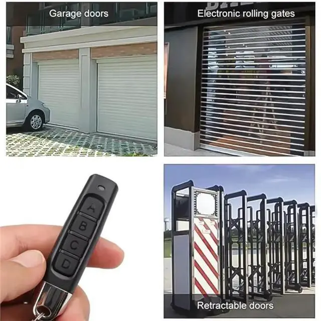 Alt view image 3 of 3 - Cloning Code 433Mhz Remote Control Duplicator 20PCS Garage Door Gate Opener 4-Button Transmitter