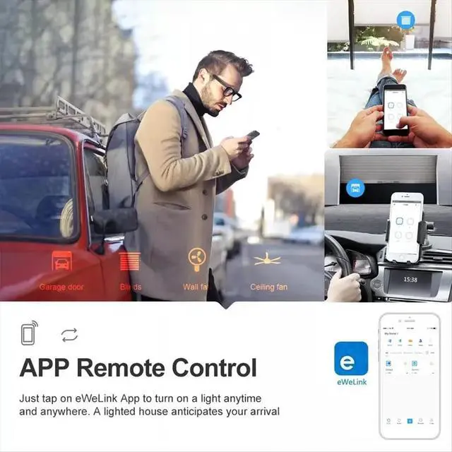 Alt view image 2 of 3 - Smart Switch 4 Channel Smart Bluetooth Dry Contact Relay Switch Module APP Remote Control 85-250V