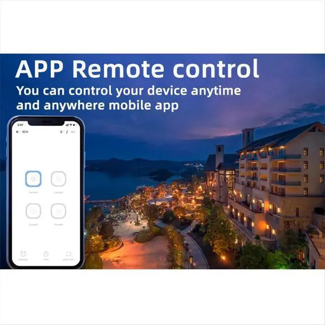 Alt view image 3 of 3 - Smart Switch 4 Channel Smart Bluetooth Dry Contact Relay Switch Module APP Remote Control 85-250V