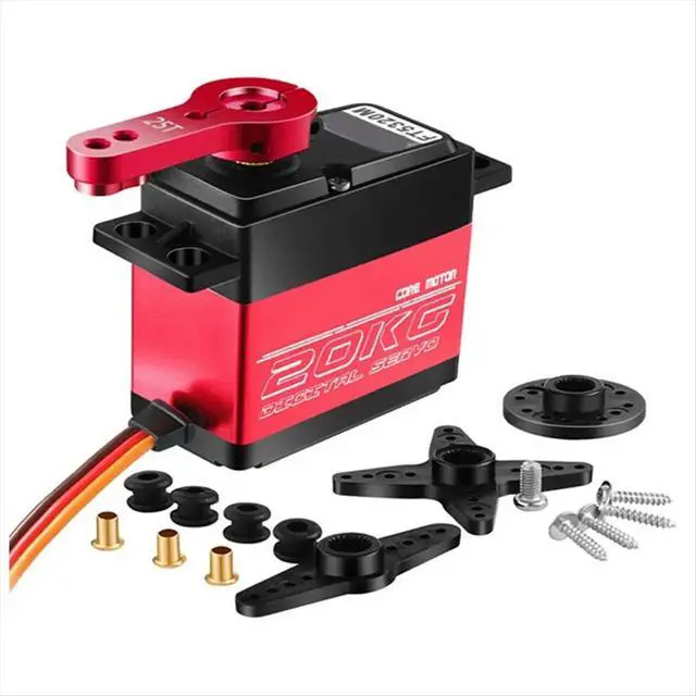 Alt view image 2 of 3 - FT5330M Digital Servo 20KG Waterproof Brushless High Speed Servo Metal Gear Digital Servo for 1/8 1/10 RC Car Boat Robot