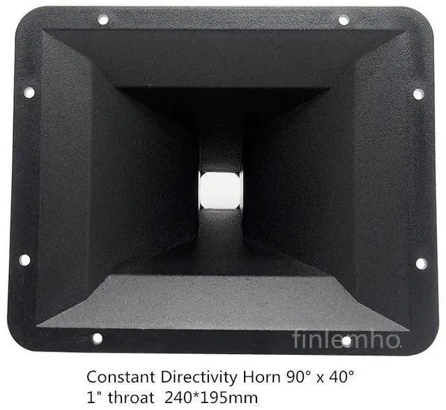 Main image of 2PC Tweeter Speaker Horn 240*195 DJ Car HiFi Treble For Home Theater Professional Console Mixer Audio Public Address System