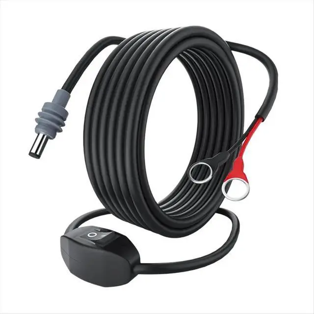 Alt view image 3 of 3 - For Mini O-Ring DC Charging Cable,3Meter/10FT for Mini Power Cable with Switch for Trucks Boats RVCars