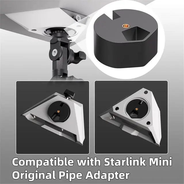 Alt view image 2 of 3 - For Mini Clamp Mount Adjustable Universal Pole Clamp Mini Mount with Pipe Adapter for RV Boat